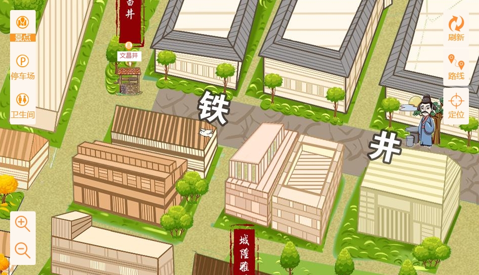 雨花智慧景区：手绘地图与语音导览的完美融合