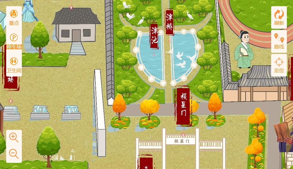 雨花手绘地图景区语音讲解导览系统：智慧景区建设的基石